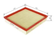 Luftfilter BOSCH 1 457 433 697