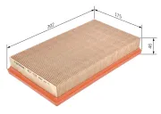 Luftfilter BOSCH 1 457 433 797