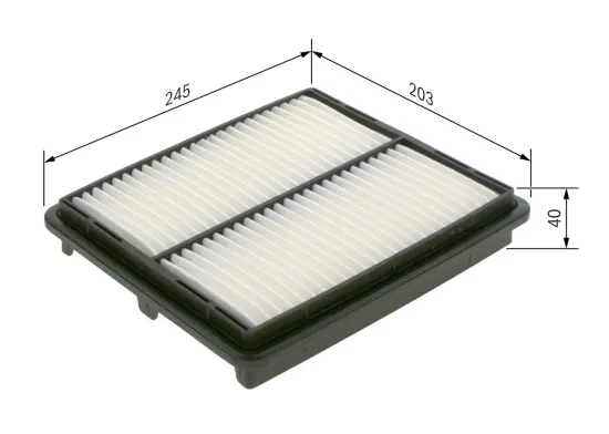 Luftfilter BOSCH 1 457 433 962 Bild Luftfilter BOSCH 1 457 433 962