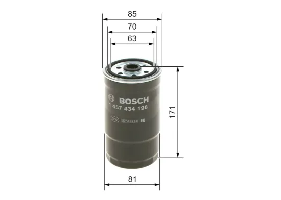 Kraftstofffilter BOSCH 1 457 434 198 Bild Kraftstofffilter BOSCH 1 457 434 198