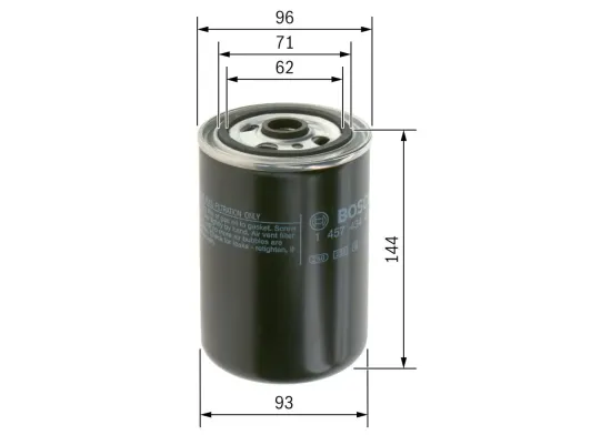 Kraftstofffilter BOSCH 1 457 434 421 Bild Kraftstofffilter BOSCH 1 457 434 421