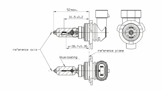 Glühlampe, Fernscheinwerfer 12 V 55 W HIR2 BOSCH 1 987 301 139 Bild Glühlampe, Fernscheinwerfer 12 V 55 W HIR2 BOSCH 1 987 301 139