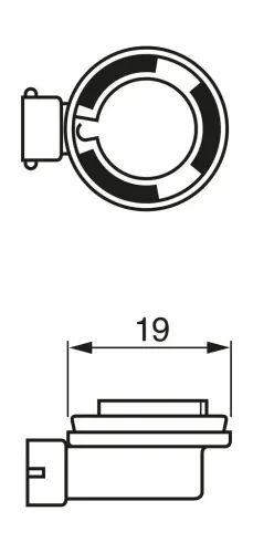 Glühlampe, Fernscheinwerfer 12 V 55 W H11 BOSCH 1 987 301 339 Bild Glühlampe, Fernscheinwerfer 12 V 55 W H11 BOSCH 1 987 301 339