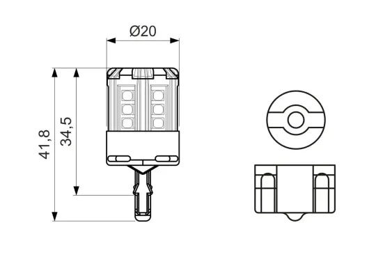 Glühlampe, Blinkleuchte 12 V 2,5 W BOSCH 1 987 301 524 Bild Glühlampe, Blinkleuchte 12 V 2,5 W BOSCH 1 987 301 524