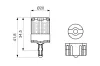 Glühlampe, Blinkleuchte 12 V 2,5 W BOSCH 1 987 301 525 Bild Glühlampe, Blinkleuchte 12 V 2,5 W BOSCH 1 987 301 525