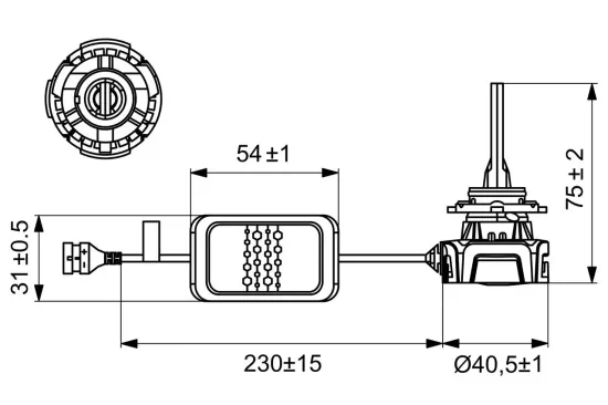 Glühlampe, Fernscheinwerfer 12 V 30 W BOSCH 1 987 301 555 Bild Glühlampe, Fernscheinwerfer 12 V 30 W BOSCH 1 987 301 555