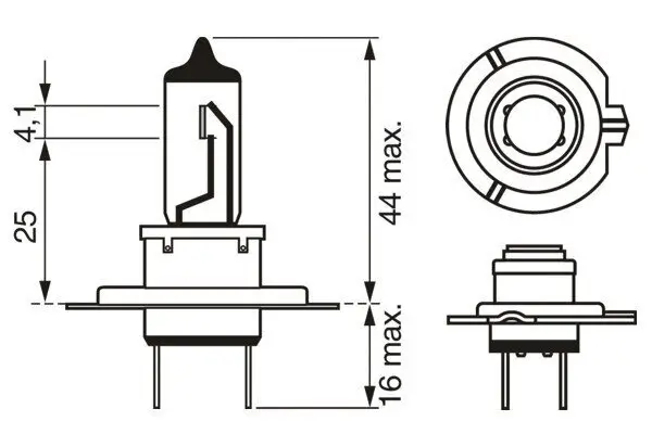 Glühlampe, Fernscheinwerfer 12 V 12 W H7 BOSCH 1 987 301 436 Bild Glühlampe, Fernscheinwerfer 12 V 12 W H7 BOSCH 1 987 301 436