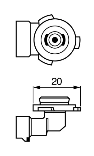 Glühlampe, Nebelscheinwerfer 12 V 42 W H10 BOSCH 1 987 302 083 Bild Glühlampe, Nebelscheinwerfer 12 V 42 W H10 BOSCH 1 987 302 083