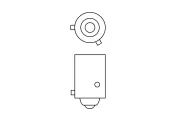 Glühlampe, Blinkleuchte 12 V 21 W HY21W BOSCH 1 987 302 276