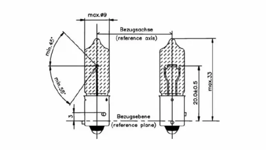Glühlampe, Blinkleuchte 12 V 21 W HY21W BOSCH 1 987 302 276 Bild Glühlampe, Blinkleuchte 12 V 21 W HY21W BOSCH 1 987 302 276