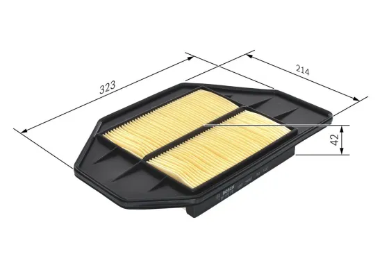 Luftfilter BOSCH 1 987 429 178 Bild Luftfilter BOSCH 1 987 429 178