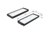 Filter, Innenraumluft BOSCH 1 987 431 176 Bild Filter, Innenraumluft BOSCH 1 987 431 176