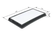 Filter, Innenraumluft BOSCH 1 987 432 002