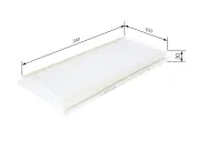 Filter, Innenraumluft BOSCH 1 987 432 006