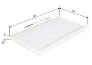 Filter, Innenraumluft BOSCH 1 987 432 015