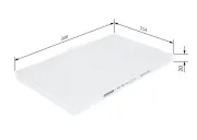 Filter, Innenraumluft BOSCH 1 987 432 033