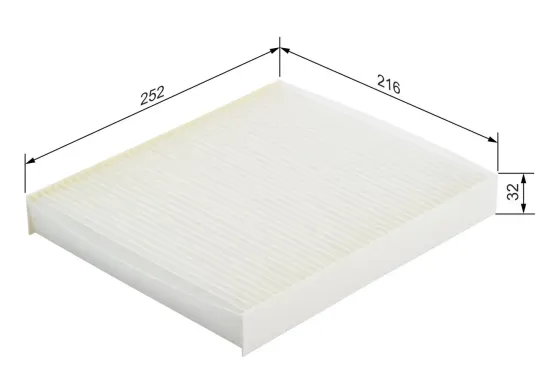 Filter, Innenraumluft BOSCH 1 987 432 057 Bild Filter, Innenraumluft BOSCH 1 987 432 057