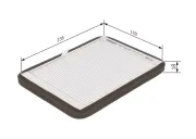 Filter, Innenraumluft BOSCH 1 987 432 061