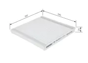 Filter, Innenraumluft BOSCH 1 987 432 063