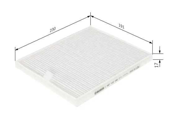 Filter, Innenraumluft BOSCH 1 987 432 066 Bild Filter, Innenraumluft BOSCH 1 987 432 066