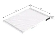 Filter, Innenraumluft BOSCH 1 987 432 077