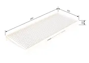 Filter, Innenraumluft BOSCH 1 987 432 091