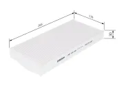 Filter, Innenraumluft BOSCH 1 987 432 095