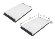 Filter, Innenraumluft BOSCH 1 987 432 103