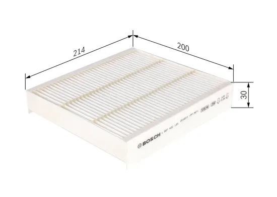 Filter, Innenraumluft BOSCH 1 987 432 133 Bild Filter, Innenraumluft BOSCH 1 987 432 133