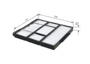 Filter, Innenraumluft BOSCH 1 987 432 155