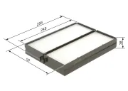 Filter, Innenraumluft BOSCH 1 987 432 160