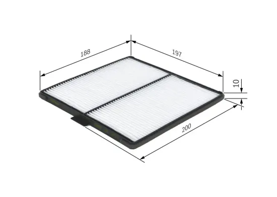 Filter, Innenraumluft BOSCH 1 987 432 171 Bild Filter, Innenraumluft BOSCH 1 987 432 171
