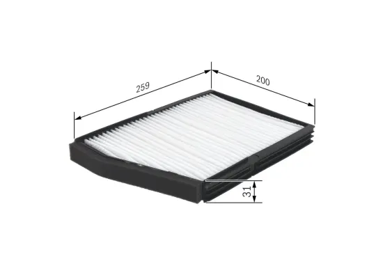 Filter, Innenraumluft BOSCH 1 987 432 175 Bild Filter, Innenraumluft BOSCH 1 987 432 175