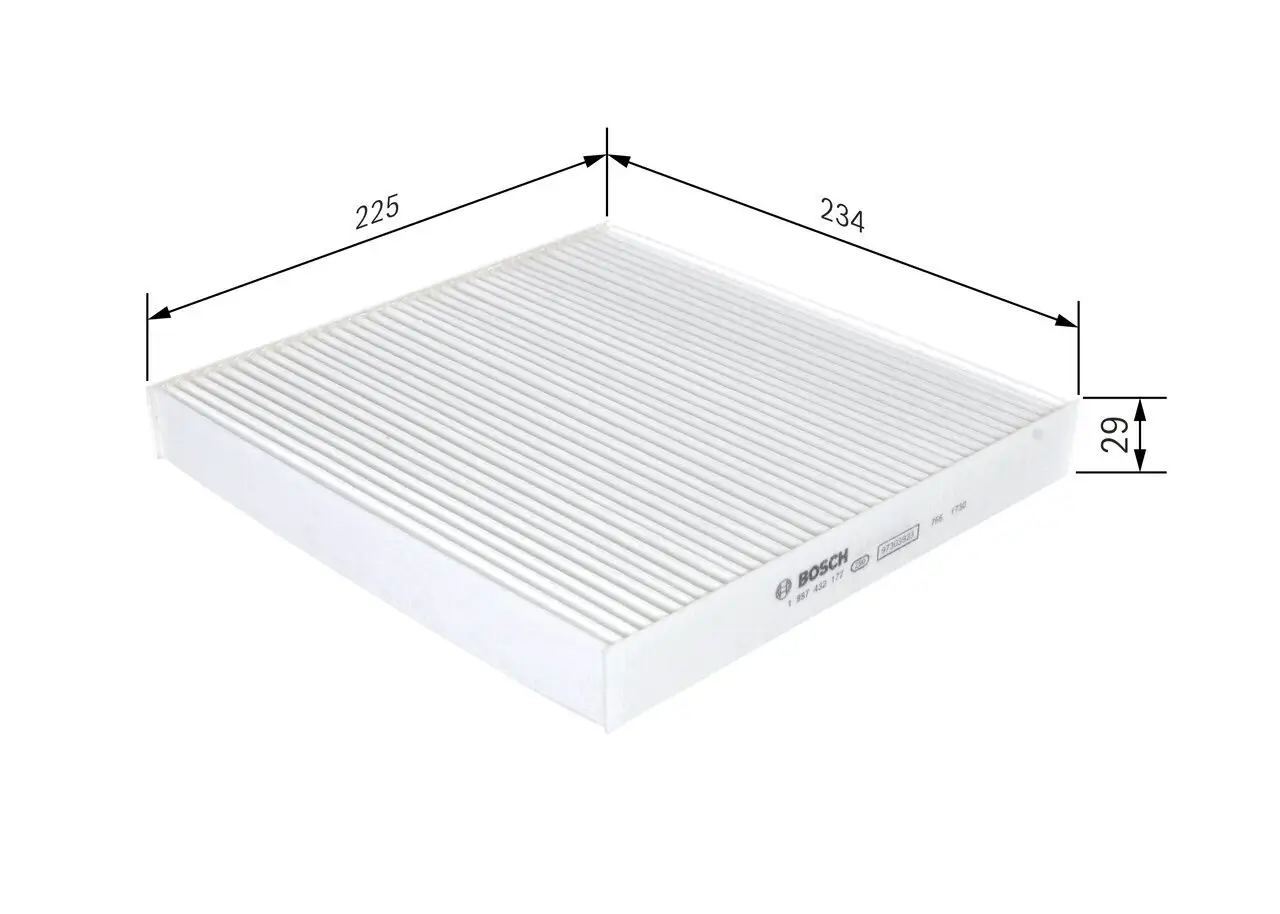 Filter, Innenraumluft BOSCH 1 987 432 177