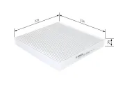 Filter, Innenraumluft BOSCH 1 987 432 177