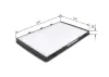 Filter, Innenraumluft BOSCH 1 987 432 182 Bild Filter, Innenraumluft BOSCH 1 987 432 182