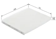 Filter, Innenraumluft BOSCH 1 987 432 188