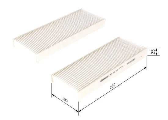 Filter, Innenraumluft BOSCH 1 987 432 194 Bild Filter, Innenraumluft BOSCH 1 987 432 194