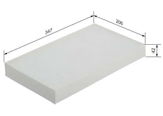 Filter, Innenraumluft BOSCH 1 987 432 195 Bild Filter, Innenraumluft BOSCH 1 987 432 195