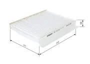 Filter, Innenraumluft BOSCH 1 987 432 203