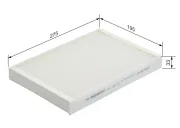 Filter, Innenraumluft BOSCH 1 987 432 205