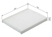 Filter, Innenraumluft BOSCH 1 987 432 215