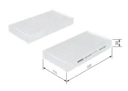 Filter, Innenraumluft BOSCH 1 987 432 220