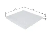 Filter, Innenraumluft BOSCH 1 987 432 237