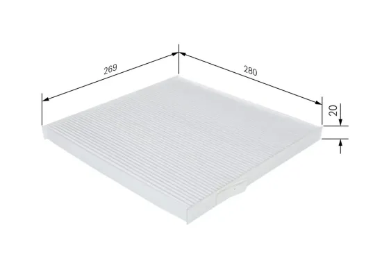 Filter, Innenraumluft BOSCH 1 987 432 237 Bild Filter, Innenraumluft BOSCH 1 987 432 237