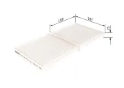 Filter, Innenraumluft BOSCH 1 987 432 242