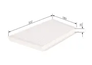 Filter, Innenraumluft Motorraum BOSCH 1 987 432 270