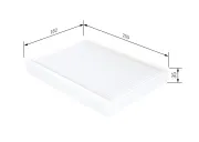 Filter, Innenraumluft BOSCH 1 987 432 272