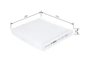 Filter, Innenraumluft BOSCH 1 987 432 274