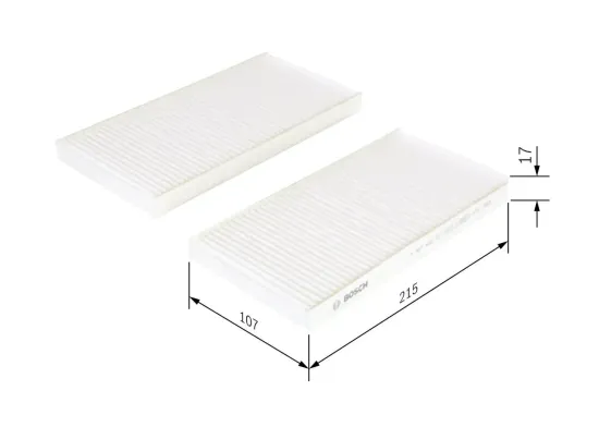 Filter, Innenraumluft BOSCH 1 987 432 277 Bild Filter, Innenraumluft BOSCH 1 987 432 277